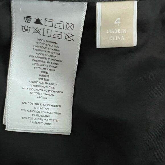 Michael Kors Black With Gold Accent Skinny Jeans Size 4 - Picture 7 of 9